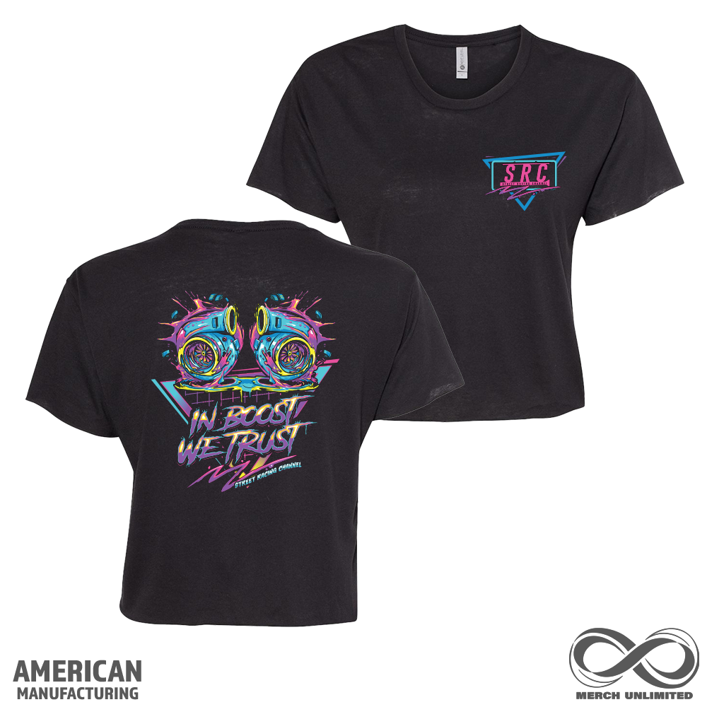 In Boost We Trust Crop Top