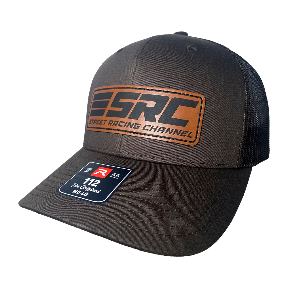 Racing Retro Leather Patch Hat Main image