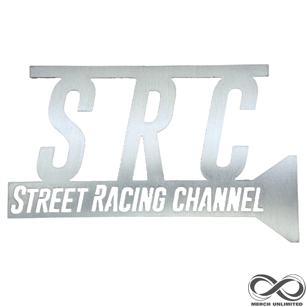 SRC Plasma-Cut Metal Sign