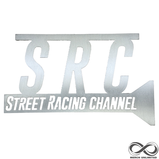 SRC Plasma-Cut Metal Sign