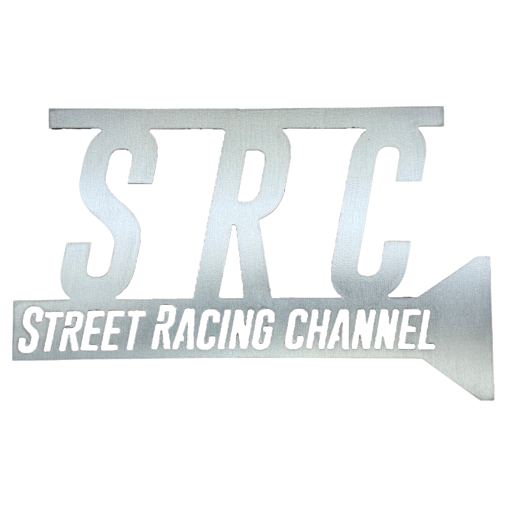 SRC Plasma-Cut Metal Sign