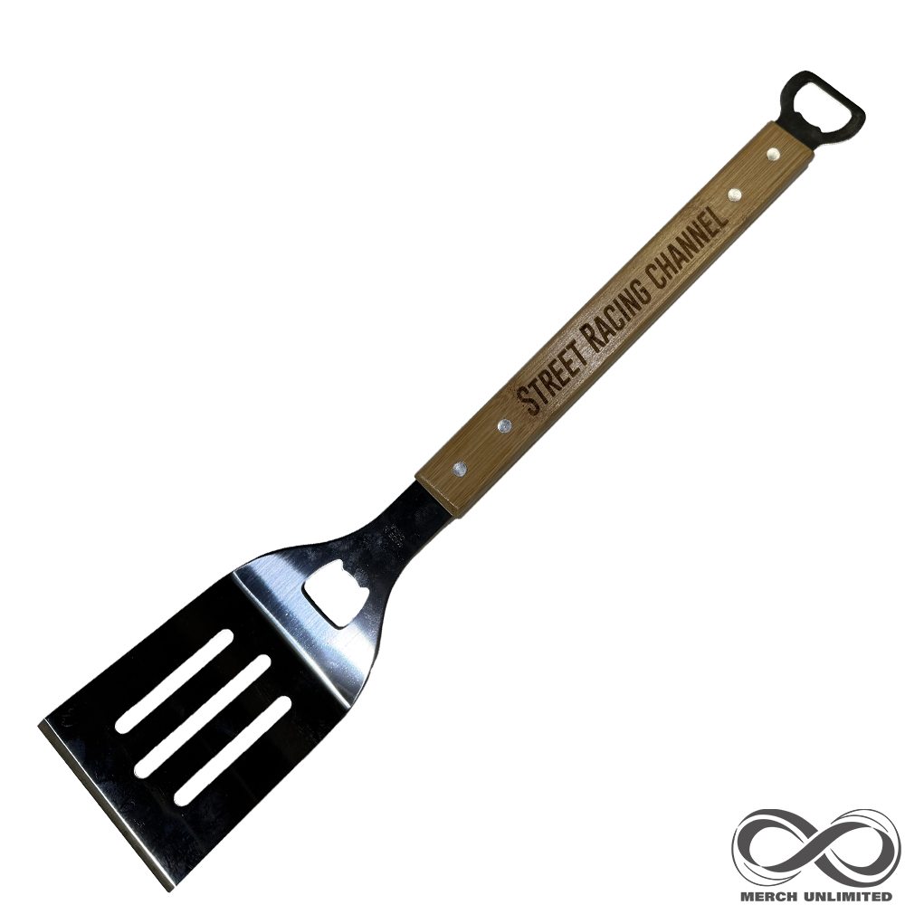 Pit Crew BBQ Spatula with Bottle Opener