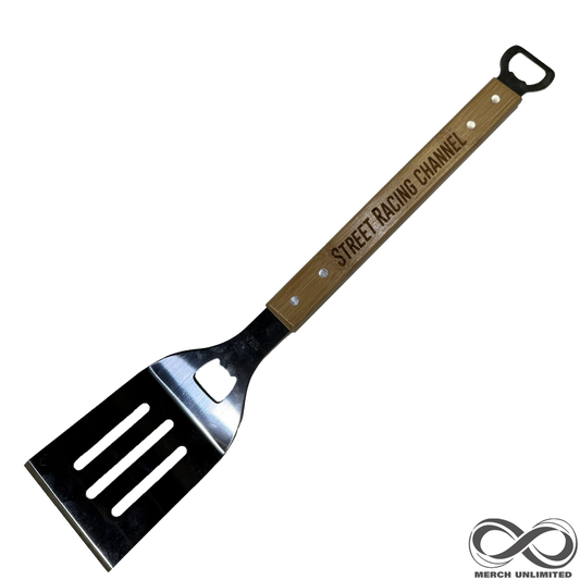 Pit Crew BBQ Spatula with Bottle Opener