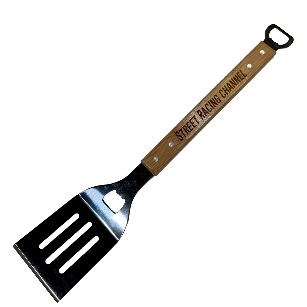 Pit Crew BBQ Spatula with Bottle Opener