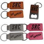 SRC Leather Keychains
