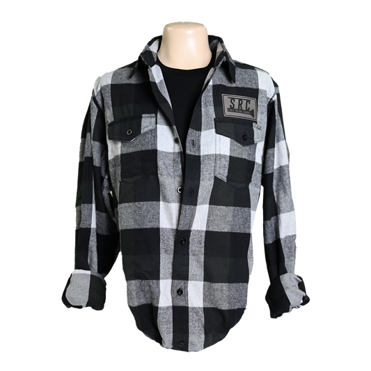 SRC Flannel - Black/Grey
