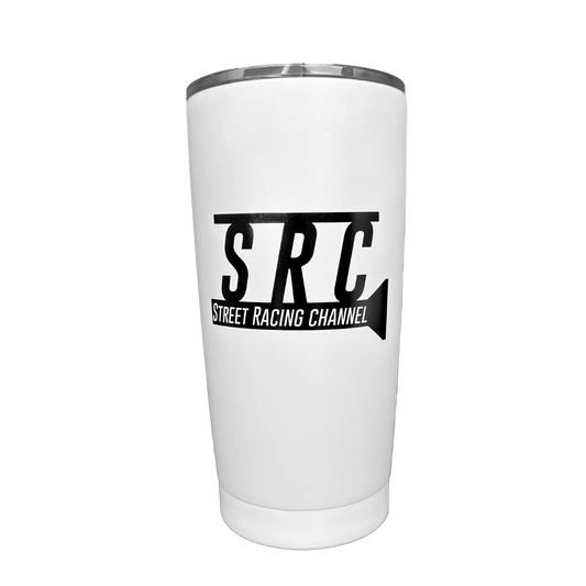 White SRC Printed Tumbler - 20oz