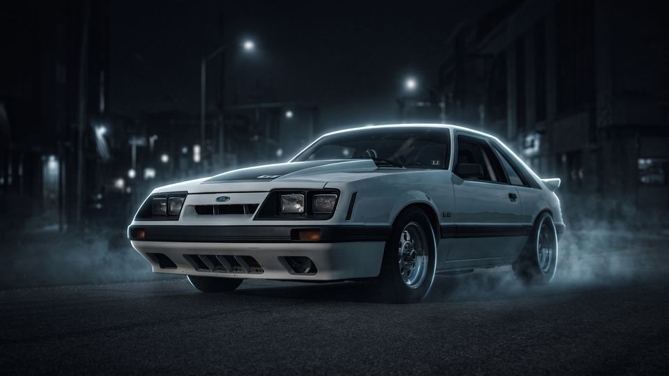 The Arctic Fox — 1985 Ford Mustang